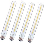 E27 300mm ampoule � led t300 6w 2700k blanc chaud 360� , aucun scintillement, non - dimmable (lot de ...