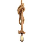 E27 rétro lampe suspension en corde de chanvre 1. 5m vintage style rustique luminaire pour restaurant ... E27 rétro lampe suspension en corde de chanvre 1. 5m vintage style rustique luminaire pour restaurant ...