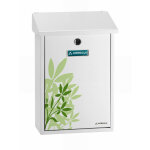 Premium e5608 bo�te aux lettres individuelle en acier avec s�rigraphie � blossom �, taille m (courrier ...
