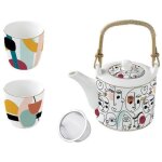 Easy life - modernism coffret theiere 60cl + 2 gobelets 16 cl 1152718