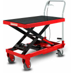 Eberth - chariot �l�vateur � ciseaux table �l�vatrice capacit� de 150kg (acier, roues robustes et silencieuses ...