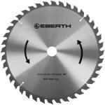 Lame scie circulaire bois 315mm alsage 30mm 40 dents carbure ? eberth