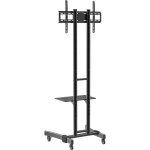 Ebuy24 - pied de page de la t�l�vision b - ms h. 190 x l. 76 x p. 66 cm noir