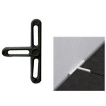 �carteurs en t pour carreaux 5 mm ? paquet de 250 pi�ces ? pose d'angle ? dt05 - 02