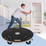 Ecd germany chariot de transport rond Ø67x14, 5cm avec plaque sérigraphiée, charge maximale 800kg, 4 ... Ecd germany chariot de transport rond Ø67x14, 5cm avec plaque sérigraphiée, charge maximale 800kg, 4 ...