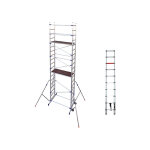 Matisère - echafaudage 2 plateaux - hauteur travail 6. 46m + sac à dos de chantier - pn / cla - sac Matisère - echafaudage 2 plateaux - hauteur travail 6. 46m + sac à dos de chantier - pn / cla - sac