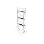 Matisère - echafaudage roulant aluminium - hauteur de travail max 4. 00m - tos224l Matisère - echafaudage roulant aluminium - hauteur de travail max 4. 00m - tos224l