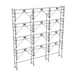 Matisère - echafaudage fixe de façade 100m² - structure seule + garde - corps - duo100gcm - s Matisère - echafaudage fixe de façade 100m² - structure seule + garde - corps - duo100gcm - s