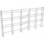 Echafaudage fixe de fa�ade 128m� - structure seule + lisses - duo128 - s