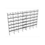 Matisère - echafaudage fixe de façade 308m² - structure + planchers + plinthes + garde - corps - duo308gc ... Matisère - echafaudage fixe de façade 308m² - structure + planchers + plinthes + garde - corps - duo308gc ...