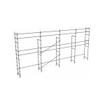 Matis�re - echafaudage fixe de fa�ade 78m� - structure seule - version lisses - duo78 - s