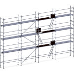 Echafaudage façadier 104 m² lisses planchers Echafaudage façadier 104 m² lisses planchers