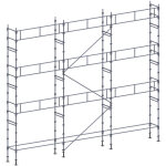 Echafaudages stphanois - echafaudage faadier 80 m garde - corps