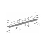 Matisre - echafaudage de maon 33m - structure seule + planchers + plinthes + garde - corps - dcm - ...