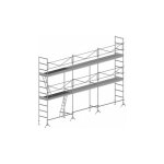 Matis�re - echafaudage de ma�on 60m� - structure et planchers + garde - corps - dcm60 - sp