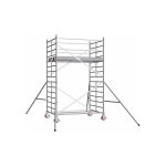Geruest experten - echafaudage roulant alu - hauteur de travail max 3. 90m - 7230020 Geruest experten - echafaudage roulant alu - hauteur de travail max 3. 90m - 7230020