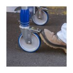 Echafaudage roulant aluminium insider hauteur travail 5, 85 m tubesca comabi