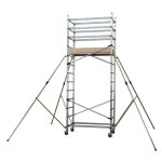 �chafaudage roulant aluminium supremalu 4m80