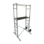 Selekta - echafaudage roulant de jardin tout - terrain 1, 5m / 3, 5m en aluminium h350 Selekta - echafaudage roulant de jardin tout - terrain 1, 5m / 3, 5m en aluminium h350
