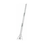 Echafaudages st�phanois - echelle extensible 3 plans avec corde 3 x 16 marches