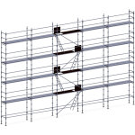 Echafaudages stéphanois - echafaudage façadier 160 m² lisses planchers Echafaudages stéphanois - echafaudage façadier 160 m² lisses planchers