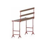 Matis�re - echafaudage t�lescopique 1. 20 � 2. 20m - longueur 6. 00m - kittr12 / 21epx6m
