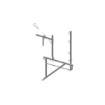 Dimos - echafaudage de toit alu avec fixation crosse �lingu�e avec bloqueur 2000 mm