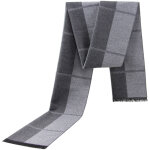 �charpe d'hiver pour homme et femme, cachemire d'affaires, longue et douce