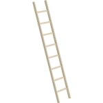 Günzburger steigtechnik - munk, echelle en bois, avec échelons, 8 échelons Günzburger steigtechnik - munk, echelle en bois, avec échelons, 8 échelons