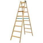 �chelle en bois premium braket 2x8 �chelons 240cm - br - 01 - 2801