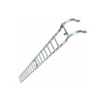 �chelle de toit aluminium 2. 30m avec crochet ? espacement barreaux 37cm ? pr�conis�e pour toits � fortes ...