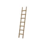 Matis�re - echelle de toit en bois - ecartement des barreaux 25cm - longueur 6. 00m - b3160025