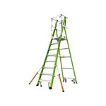 Matis�re - echelle isolante 8 marches - hauteur max. de travail 4. 30m - lig - 19708