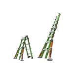 Echelle isolante tlescopique - hauteur max. de travail 5. 55m - lig - 17107