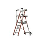 Echelle pirl isolante en fibre de verre - hauteur de travail maximale 2. 70m - 2272853