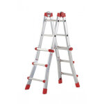 Echelle pliable multifonction t�lescopique en alu 4x3 �chelons 2, 8m / 3, 7m hailo profistep multi