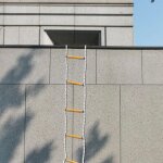 �chelle de secours multi - usage catastrophe d'incendie corde de secours �chelle avec 2crochets 200kg ...