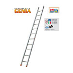 Echelle simple en aluminium facal 8 chelons hauteur 2m50 - haut. travail 3. 55 m genia - gs250