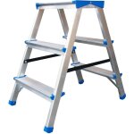 �chelle, tabouret pliant en aluminium 67 cm 2 marches + plateforme - br - 00 - 7002