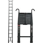 chelle tlescopique de 16, 4ft / 5m, capacit de 330lbs, chelle extension en aluminium avec 2 crochets ...