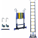 Echelle telescopique 3, 2m telescova10 + , aluminium, pliable, extensible, multi - fonction, hauteur ... Echelle telescopique 3, 2m telescova10 + , aluminium, pliable, extensible, multi - fonction, hauteur ...
