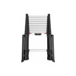 Echelle t�lescopique 3. 50m avec stabilisateurs - marches largeur 80mm - hauteur de travail max. 4. 30m ...