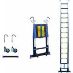 Echelle telescopique 4, 1m telescova13 + , aluminium, pliable, extensible, multi - fonction, hauteur ...