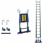 Echelle telescopique 4, 4m telescova14 + , aluminium, pliable, extensible, multi - fonction, hauteur ...