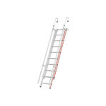 Echelle t�lescopique 8 + 8 �chelons - hauteur d'acc�s de 2. 02 � 2. 95m - 609204