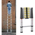 �chelle t�lescopique en alluminium de 2, 6 m - �chelle t�lescopique extensible - �chelle extensible - ...