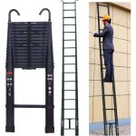 chelle tlescopique en aluminium de 6, 2 m avec crochet amovible - antidrapante - multifonction - extensible ...