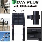 Echelle t�lescopique hauteur 20ft / 6. 2m echelle double ladder crochet polyvalent