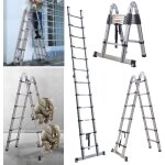 Echelle t�lescopique professionnelle echelle d'escalier echelle simple echelle polyvalente 3. 8m (1. ...
