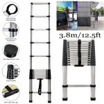 Dayplus - echelle t�lescopique echelle simple echelle � coulisse 12. 5ft echelles 150kg stable